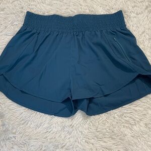 Women's Blue Athletic Shorts